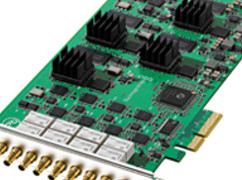 DeckLink SDI style capture and playback card 4 x 10-bit SD/HD VIDEO IN/OUT - 8 Channels AUDIO IN/OUT VIDEOPRO DECKLINK QUAD